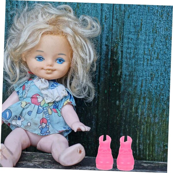 20 Scarpe Miniature per Bambole in Plastica | Accessori per Mini Casa e Decorazioni