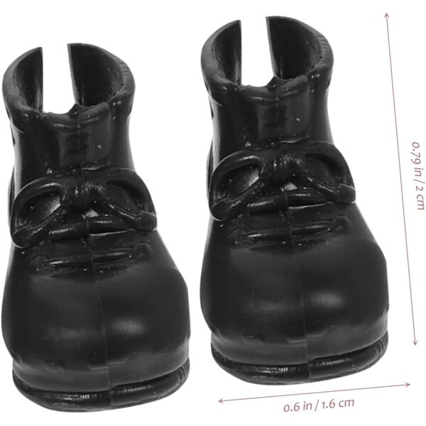 20 Scarpe Miniature per Bambole in Plastica | Accessori per Mini Casa e Decorazioni