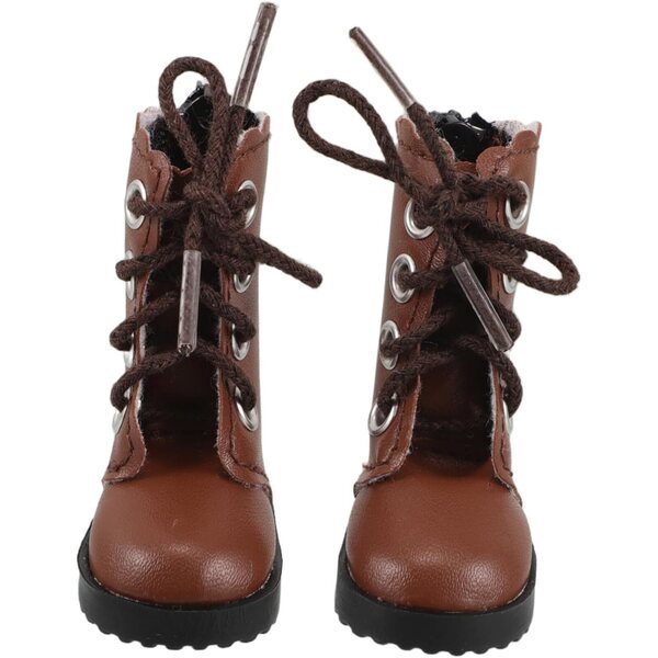 WOONEKY Scarponcini Miniatura per BJD bamboles – Scarpe Montanti in Tessuto Morbido