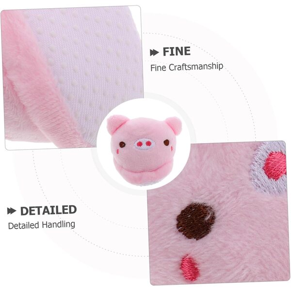 Pantoufles en peluche motif cochon per bambole da 18 pollici, accessori invernali SOPOTUTU