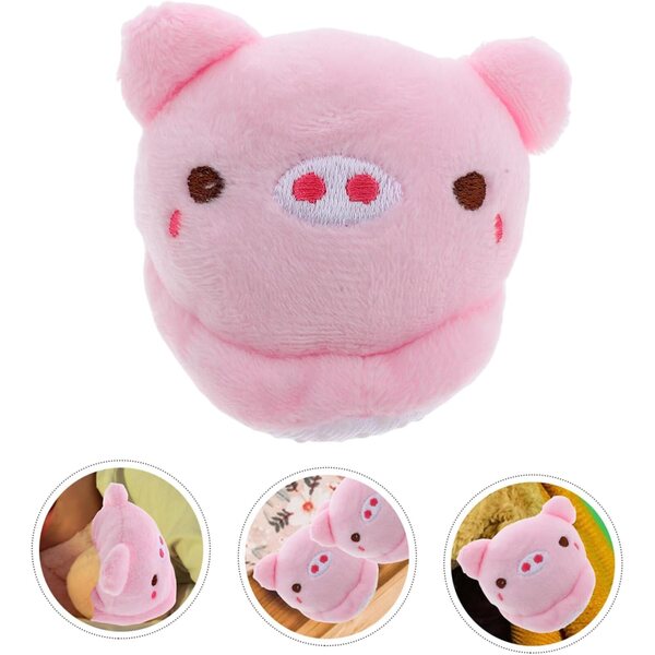 Pantoufles en peluche motif cochon per bambole da 18 pollici, accessori invernali SOPOTUTU