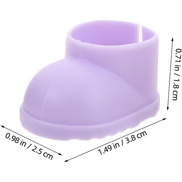 Beaupretty 20 Paires Mini Stivali in Plastica per Bambole 10-15 cm, Accessori Costume