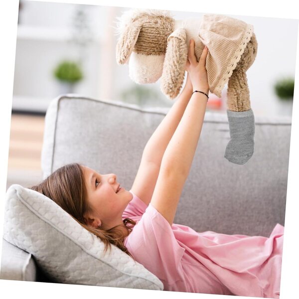 Set mit 6 Paar Miniatursocken für 18-Zoll-Puppen aus weichem Polyester
