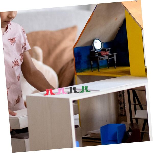 Vaguelly Mini Stivali da Pioggia per Casa delle Bambole, Accessori Decorativi Natalizi