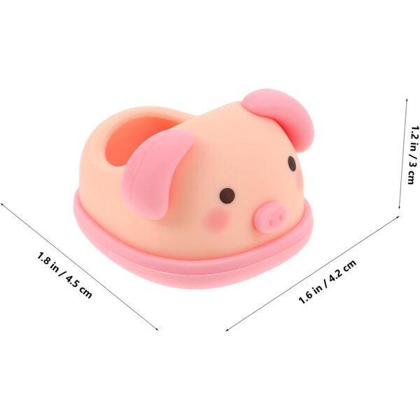 Vaguelly Scarpe per Bambole a Forma di Maialino Rosa, Accessori Estivi