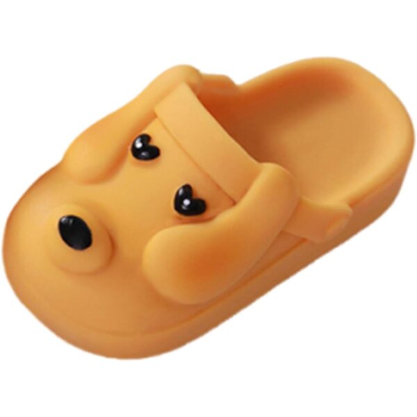 Pantoufles BJD 1/6 Resin Dog Sommersandalen für Puppen, Gelb