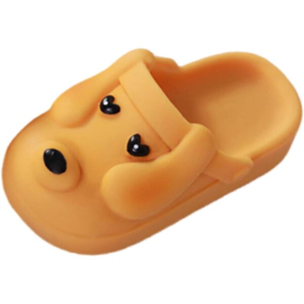 Pantoufles BJD 1/6 Resin Dog Sommersandalen für Puppen, Gelb