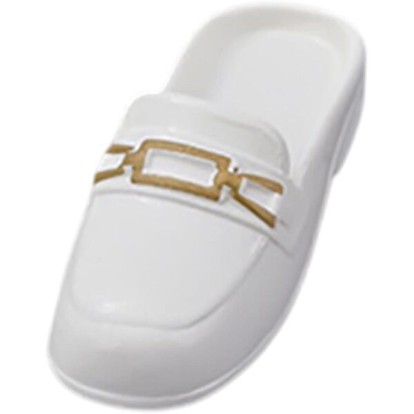 Colcolo Scarpe Mule 1/6 per Figure Femminili – Mocassini PVC 3,8x1,4 cm per Collezioni