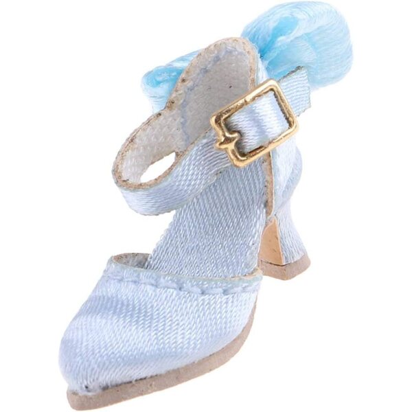 Schuhe mit spitzem Absatz für Blythe 1/6-Puppen – Inzopo Elegant Blue