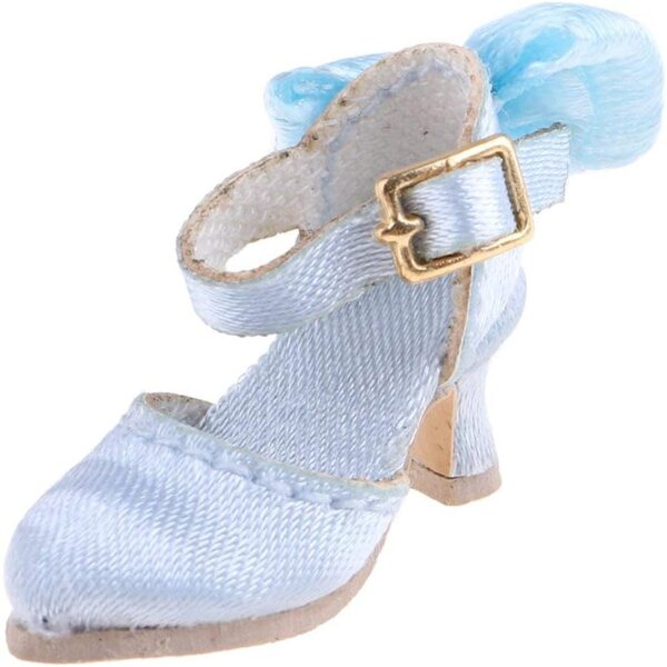 Schuhe mit spitzem Absatz für Blythe 1/6-Puppen – Inzopo Elegant Blue