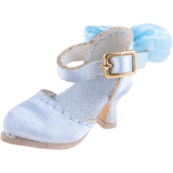 Schuhe mit spitzem Absatz für Blythe 1/6-Puppen – Inzopo Elegant Blue