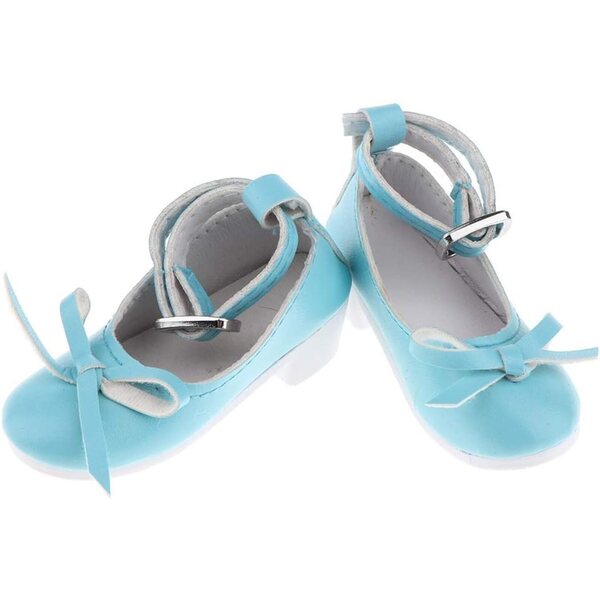 Prinzessinnenschuhe aus Kunstleder für 1/3 Puppen – bunte niedrige Absätze