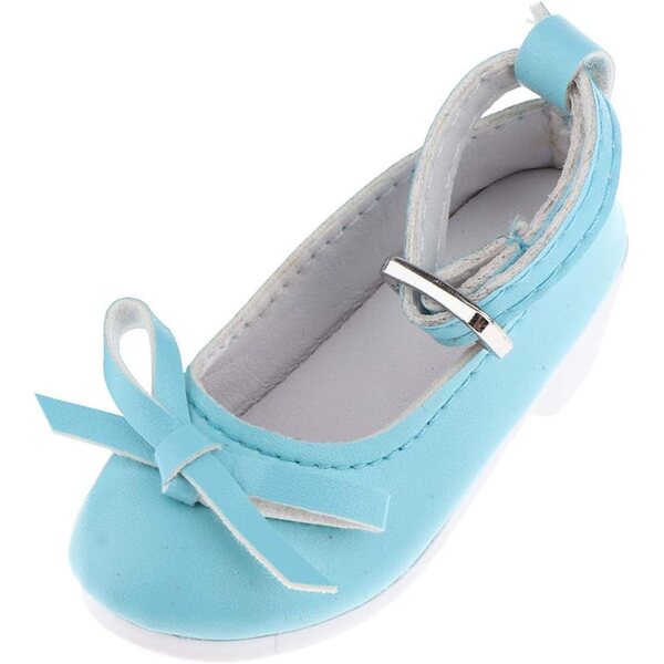 Prinzessinnenschuhe aus Kunstleder für 1/3 Puppen – bunte niedrige Absätze