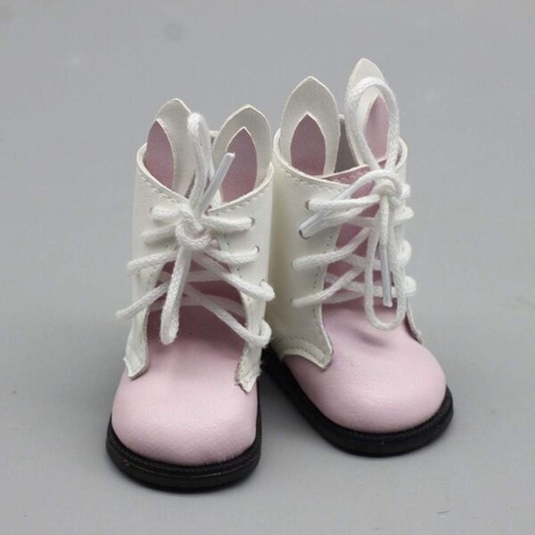 Absatzschuhe und Hasenohren für 1/3 SD 60 cm Puppenkostümzubehör