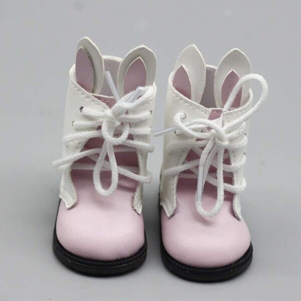 Absatzschuhe und Hasenohren für 1/3 SD 60 cm Puppenkostümzubehör