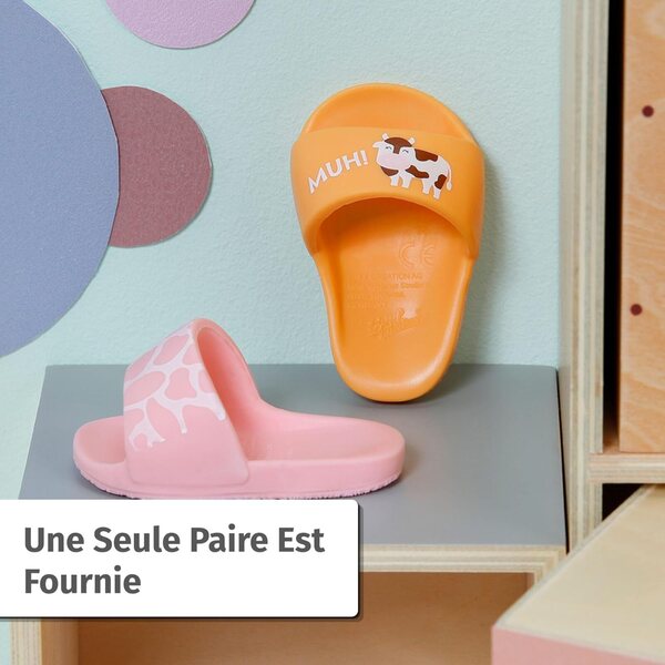 BABY born Chaussons colorati per bambole 43 cm, calzature estive sicure e comode