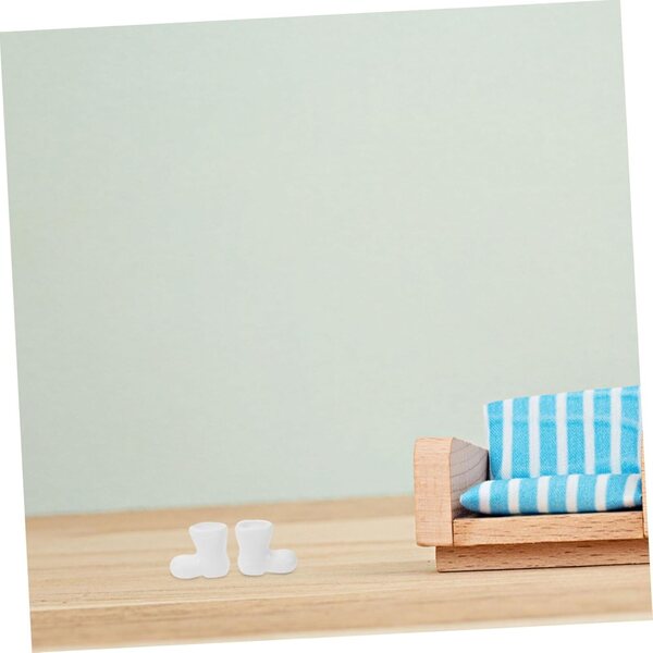 Cabilock 50 Scarpe Miniature per bambole e Decorazioni Mini Casa