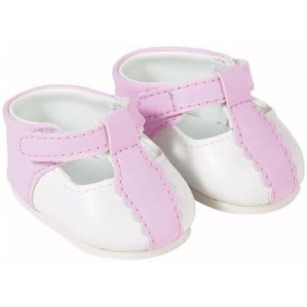 Rosa und weiße Corolle-Schuhe, 36 cm, Zubehör für I Classici-Puppen