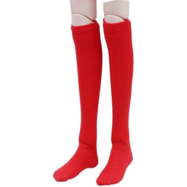 Calze rosse per bambola BJD 60 cm (1/3), accessori moda sportivi