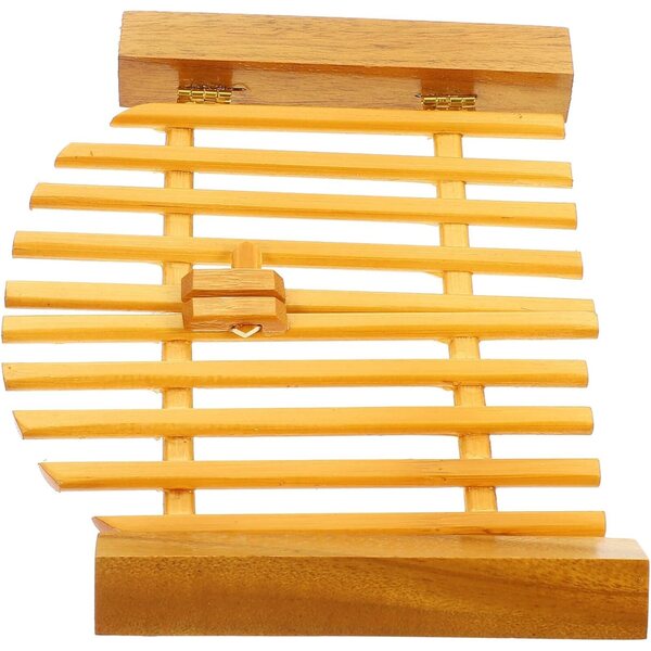 Alasum Miniaturtür aus Holz für Puppenhäuser – realistisches Zubehör 17 x 12,5 cm
