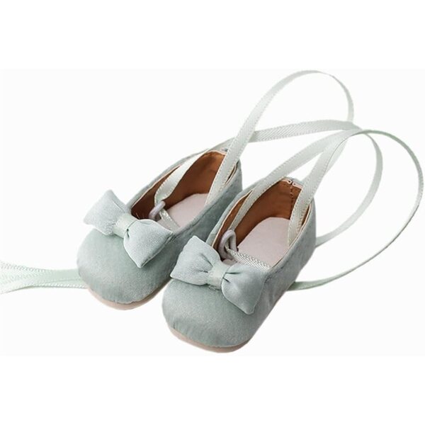 Hellgrüne Schuhe für 1/6 BJD-Puppe aus strapazierfähigem Stoff und handgefertigtem Design