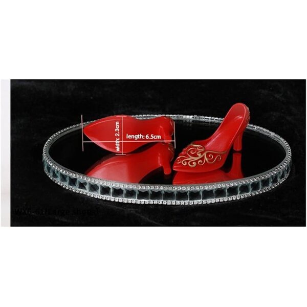 Goldene Schuhe mit hohen Absätzen für BJD 1/4 SD Puppen – Handgefertigte Kostümaccessoires