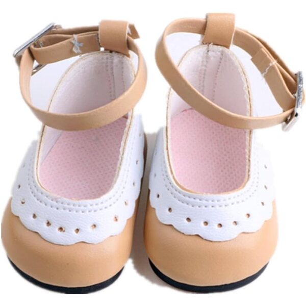 Lederschuhe für 46-cm-Puppen mit Schnalle, perfektes Zubehör für 45-cm-Puppen