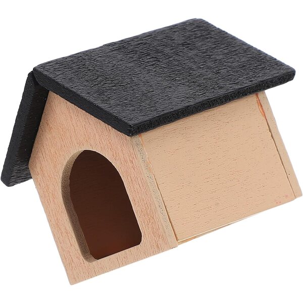 Cuccia per Casa delle Bambole in Legno Miniatura 5x4 cm Decorazione Mini Ambienti