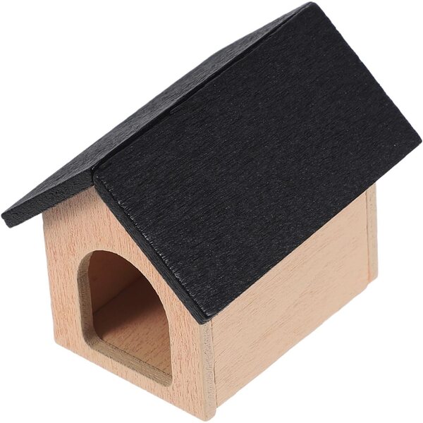 Cuccia per Casa delle Bambole in Legno Miniatura 5x4 cm Decorazione Mini Ambienti