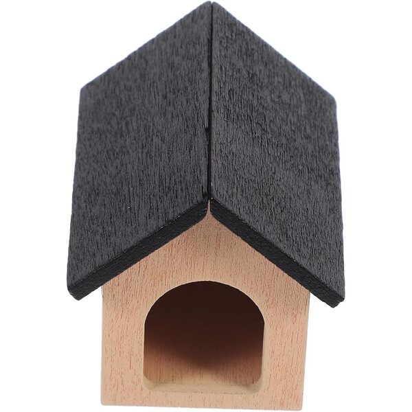 Cuccia per Casa delle Bambole in Legno Miniatura 5x4 cm Decorazione Mini Ambienti
