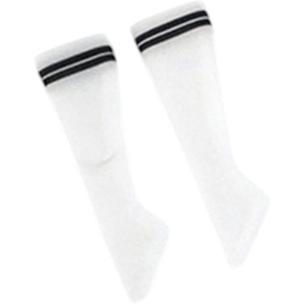 1/6 Freizeitsocken für 12'' Actionfiguren – schwarze, nahtlose Modeaccessoires