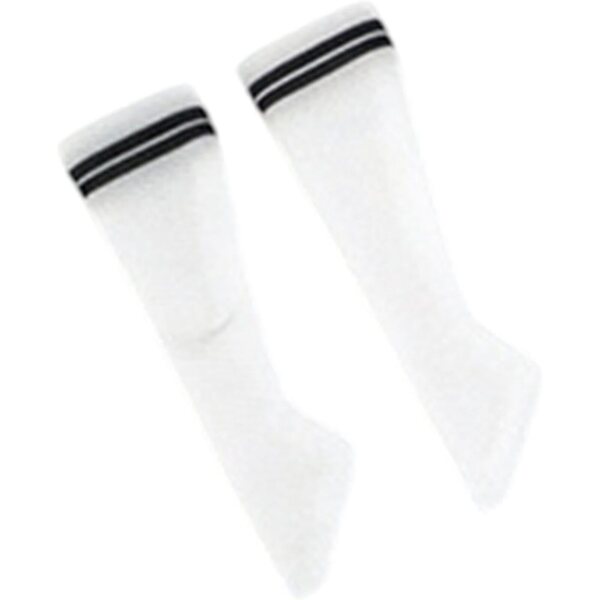 1/6 Freizeitsocken für 12'' Actionfiguren – schwarze, nahtlose Modeaccessoires
