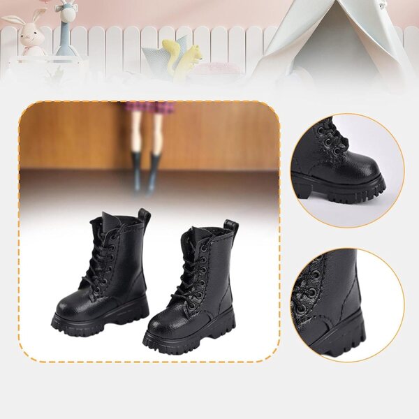 Miniatur-Kurzstiefel für 1/6 Figuren – 12-Zoll-Puppenkostümzubehör