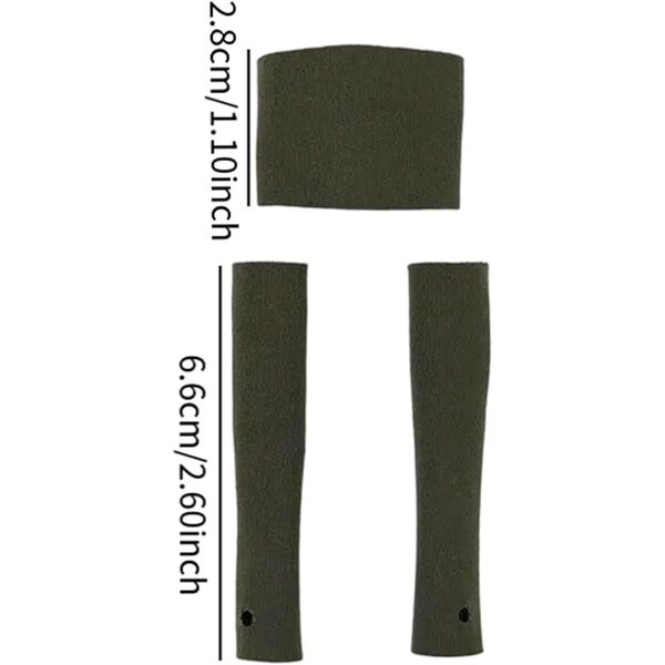 Röhrenförmige Ärmel und grünes Oberteil für 1/6 weibliche Figuren JWQFBC