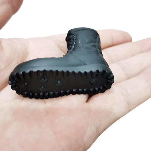 Schnürstiefel im Maßstab 1:6 für 12-Zoll-Actionfiguren – hochwertiges PVC