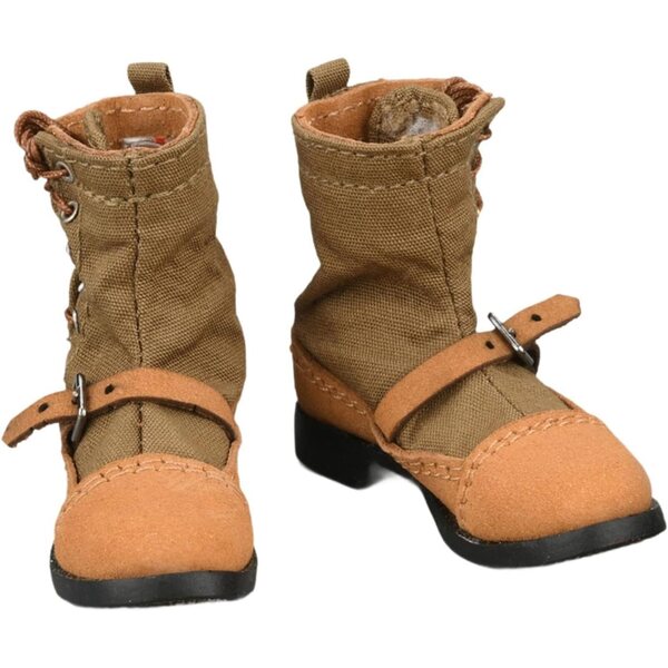 1:6 Action-Figurenstiefel aus PU-Leder, realistisches Kostümzubehör