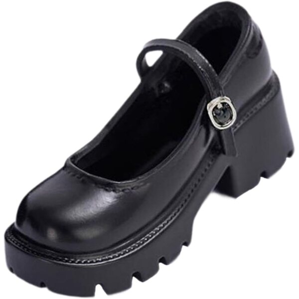 LOVIVER Scarpe in PVC compatibili con bambole 1/6, accessori miniatura per figurine femminili