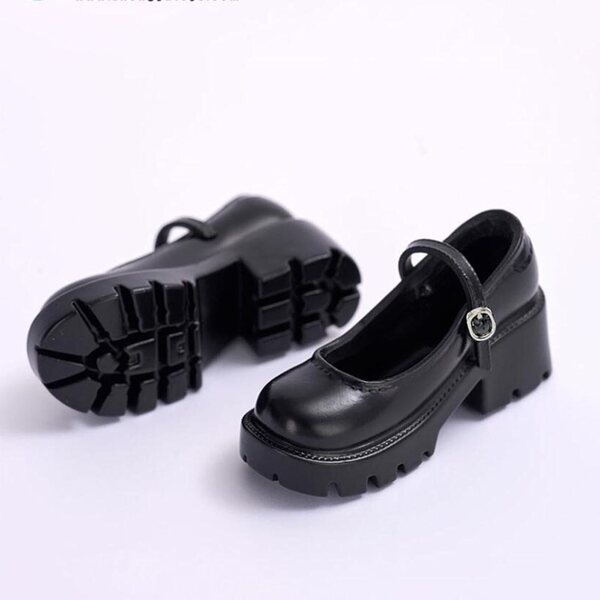LOVIVER Scarpe in PVC compatibili con bambole 1/6, accessori miniatura per figurine femminili