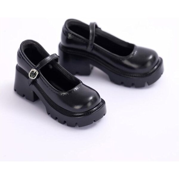 LOVIVER Scarpe in PVC compatibili con bambole 1/6, accessori miniatura per figurine femminili