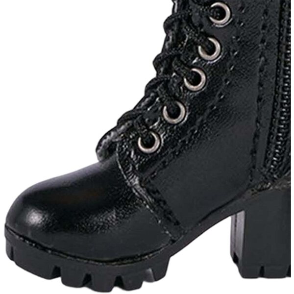 High Heel-Schuhe im Maßstab 1:6 für 30,5-cm-Puppen – schwarze Modeaccessoires
