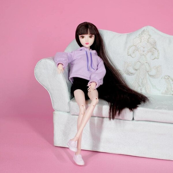 4 Paar elegante Kunststoffschuhe für 1/6 BJD-Puppen – mehrfarbig und bequem