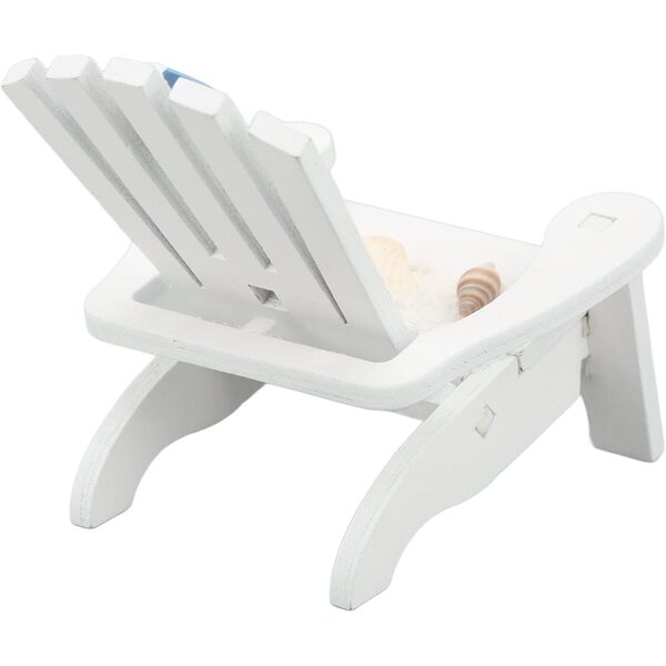 Drfeify Mini-Strandstühle aus Kiefernholz, nautische Dekoration für Zuhause und Badezimmer