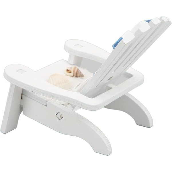 Drfeify Mini-Strandstühle aus Kiefernholz, nautische Dekoration für Zuhause und Badezimmer