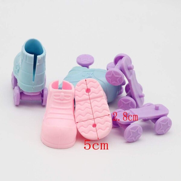 Patins a rotelle per bambole BJD 46 cm - Accessorio decorativo e funzionale