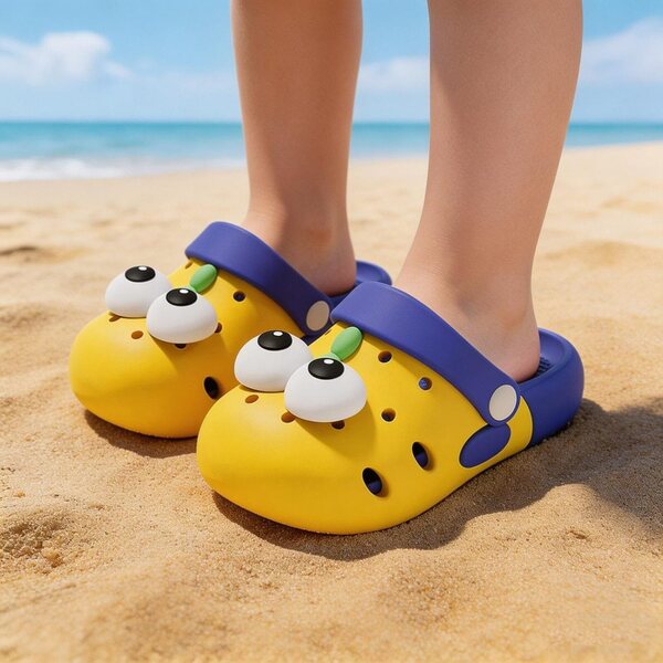 Bequemer und atmungsaktiver Kinder-Sabot für Sommer, Strand und Freizeit