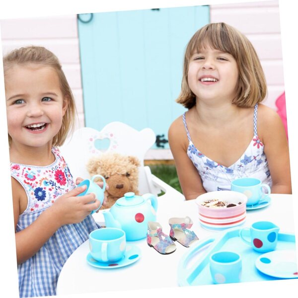 VICASKY Miniaturschuhe für 18-Zoll-Puppen, 2 Paar aus sommerfestem Kunststoff