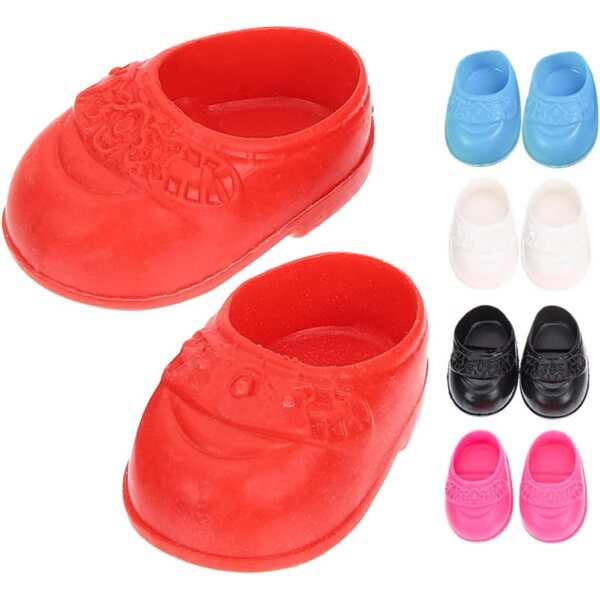 Toddmomy 5 Paar Miniatur-Puppenschuhe – dekorative Accessoires für Sammlungen