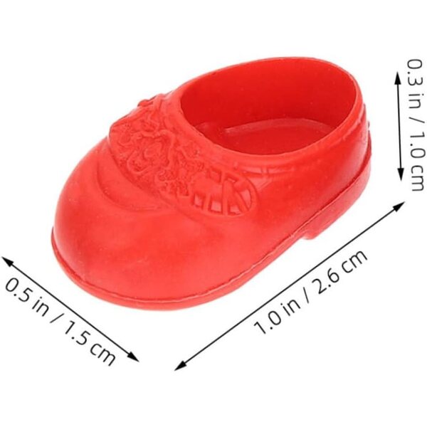Toddmomy 5 Paar Miniatur-Puppenschuhe – dekorative Accessoires für Sammlungen