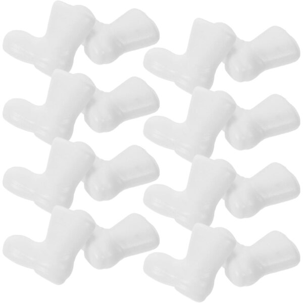 50 Mini Bottines in Plastica per bambole e Mini Decorazioni Casa - HOODANCOS