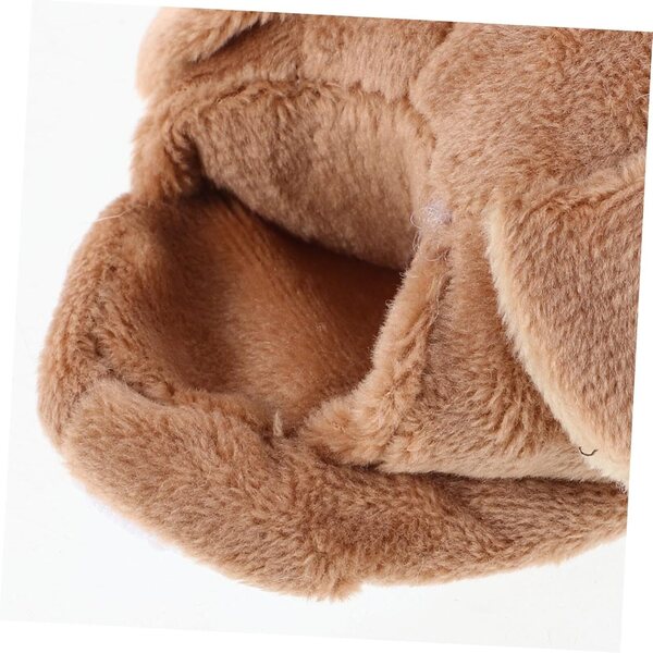 Plüsch-Pussycat-Winterschuhe für Puppen mit weichem und warmem Tiermuster